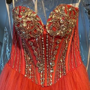 Sherri Hill ball gown beaded bodice size 2